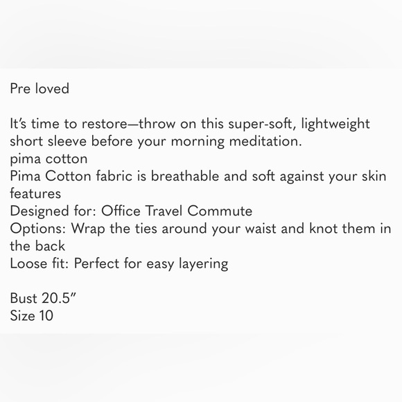 Lululemon Time To Restore Short Sleeve Rustic Clay - Picture 6 of 7